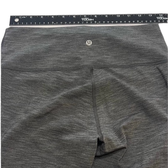 Lululemon Wunder Under Tight Legging Luxtreme Size 10 Gray Yoga Pants High Rise - Picture 6 of 6